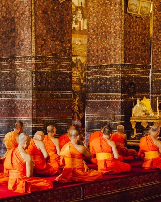 Monks in Bangkok, Thailand evan krause unsplash